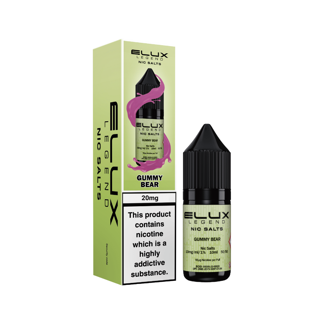 Elux Nic Salts - 20mg Salt - Gummy Bear