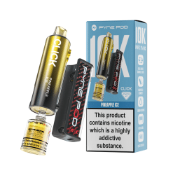 Pod Salt Pyne Click 10,000 Puffs - 10+2ml - PINEAPPLE ICE - [5 Pack]