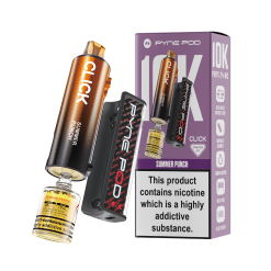 Pod Salt Pyne Click 10,000 Puffs - 10+2ml - SUMMER PUNCH - [5 Pack]