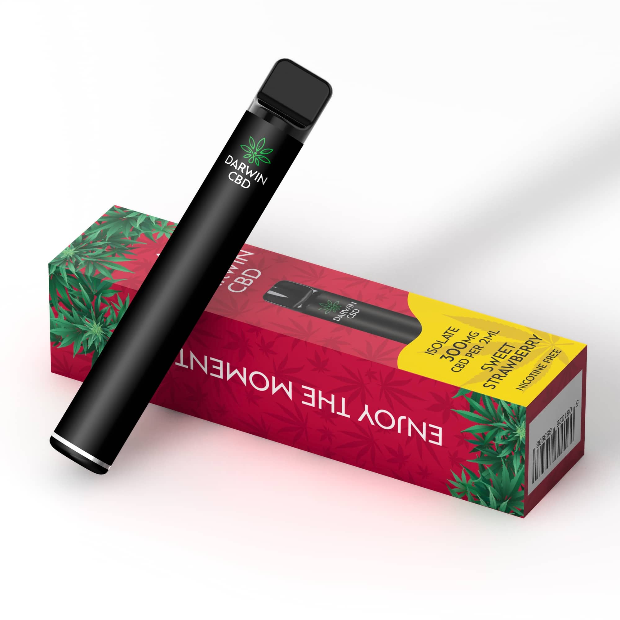 Darwin CBD - Pod Kit 600 Puffs - Sweet Strawberry 300mg - Image 5