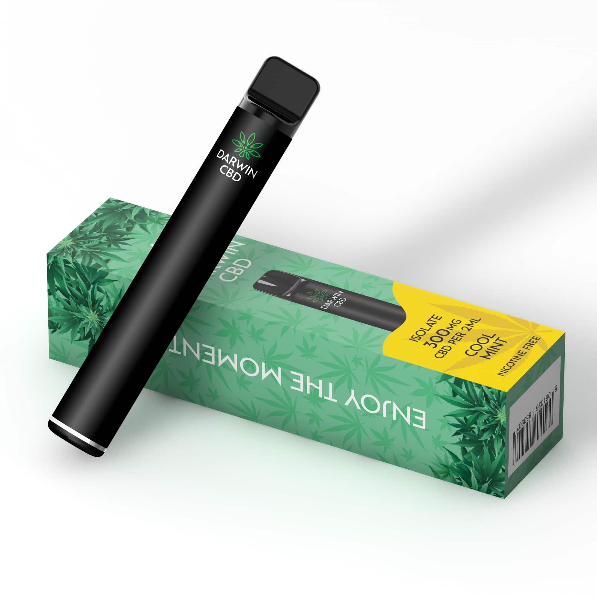 Darwin CBD - Pod Kit 600 Puffs - Cool Mint 300mg - Image 5