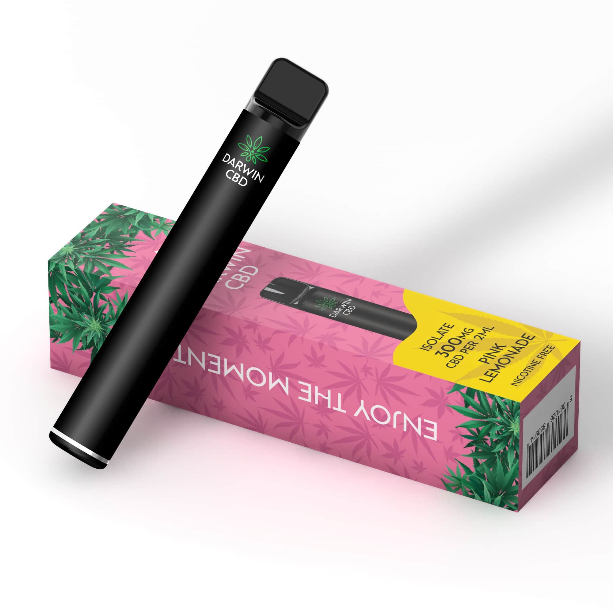 Darwin CBD - Pod Kit 600 Puffs - Pink Lemonade 300mg - Image 5