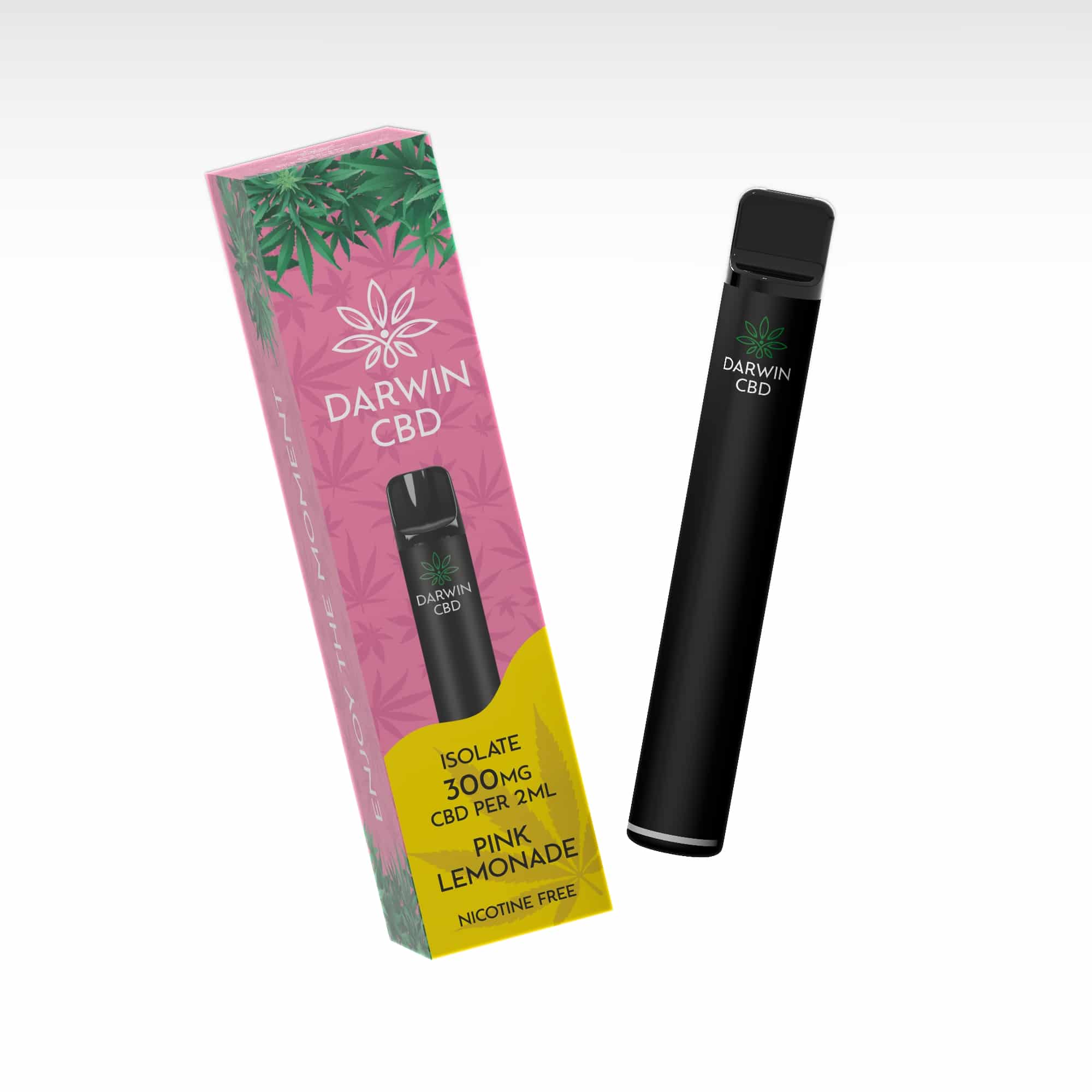 Darwin CBD - Pod Kit 600 Puffs - Pink Lemonade 300mg - Image 3
