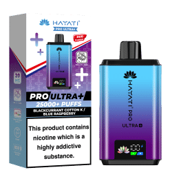 Hayati Pro Ultra+ 25K - Blackcurrant Cotton K/Blue Raspberry