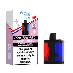 Hayati Pro Ultra+ 25K - Replacement Pod - Blueberry Cotton K/Raspberyy Cotton K
