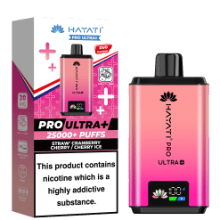Hayati Pro Ultra+ 25K - Straw' Cranberry Cherry/Cherry Ice