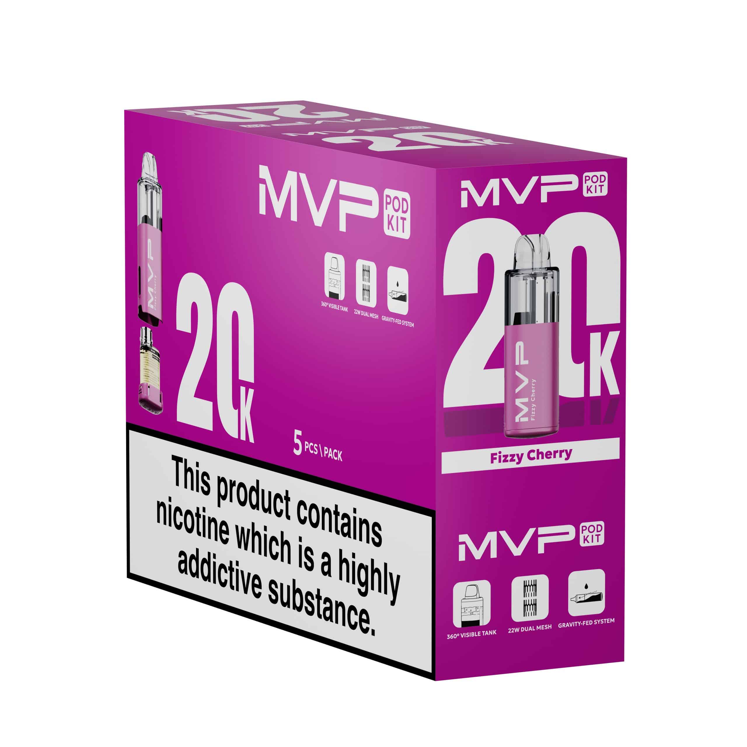MVP by InnokinĀ® - Replacement Pods - Fizzy Cherry - Image 2