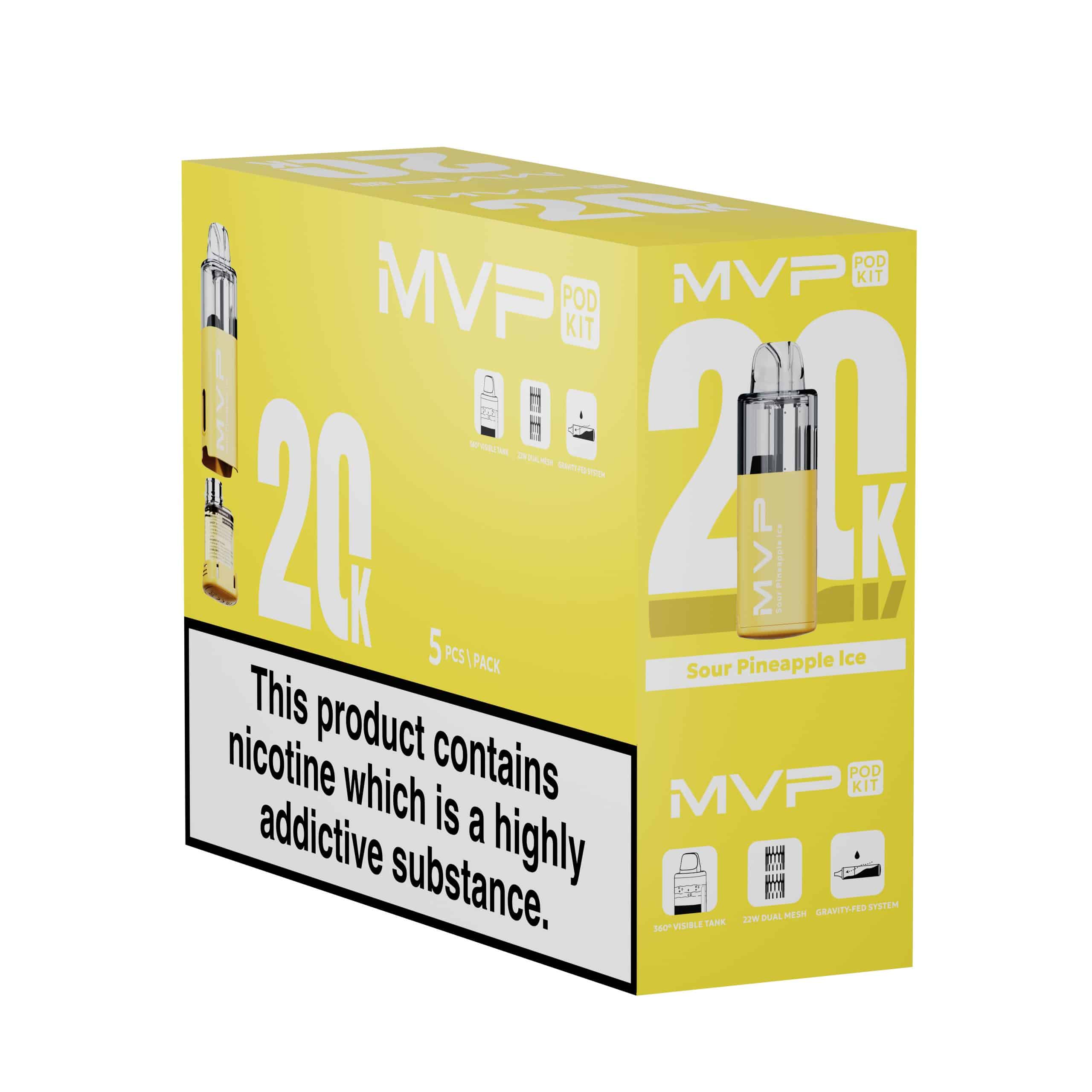 MVP by InnokinĀ® - Replacement Pods - Sour Pineapple Ice - Image 2